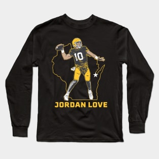 Jordan Love State Star Long Sleeve T-Shirt